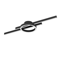 Plafoniera Eglo AMANDOLO metal, plastic, negru, alb, LED, 2700K-6500K, 23.5W, 2850lm - 900953