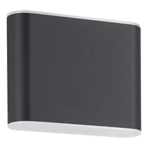 Aplica de perete exterioara Eglo GRUTTI metal,plastic, antracit, transparent, LED, 5,8W, 3000K-4000K-6500K, 640 Lm, IP65 - 901025
