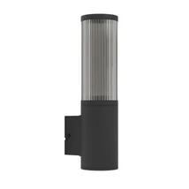 Aplica de perete exterioara Eglo SALLE metal, plastic, negru, gri, E27, IP54 - 901033