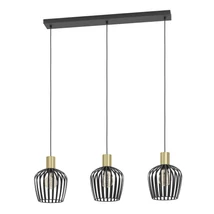 Pendul Eglo EMPOLI metal, negru, auriu, E27 - 901037