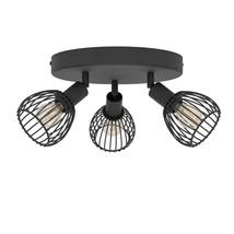 Plafoniera Eglo SONNINO metal, negru, E14 - 901041
