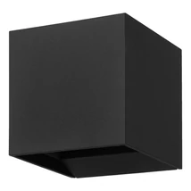 Aplica de perete exterioara Eglo CALPINO 3 metal, sticla, negru, transparent, LED, 5,6W, 3000K, 840 Lm, IP54 - 901064
