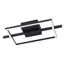 Plafoniera Eglo AMANDOLO metal, plastic, negru, alb, LED, 17W, 2700K-6500K, 1900 Lm - 901115