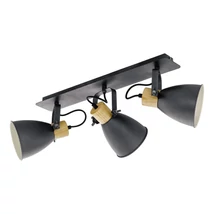 Plafoniera Eglo COSWARTH metal, lemn, antracit, maro, crem, E27 - 901176