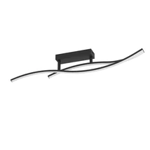 Plafoniera Eglo GRISOLIA metal, plastic, negru, alb, LED, 12W, 4000K, 1500 Lm - 901206