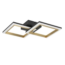Plafoniera Eglo CALLIERA metal, plastic, negru, alb, alama, LED, 18,4W, 4000K, 2500 Lm - 901225