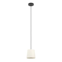 Pendul Eglo FEBRES metal, textil, negru, alb, E27 - 901262