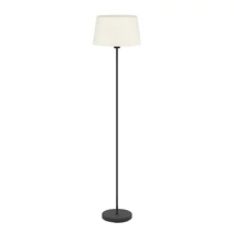 Lampadar Eglo FEBRES metal, textil, negru, alb, E27 - 901265