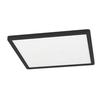 Plafoniera de baie Eglo MINERARIO plastic, negru, alb, LED, 16,4W, 3000K, 2400 Lm, IP 54 - 901574