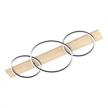 Plafoniera Eglo BOYAL metal, lemn, plastic, negru, alb, LED, 36W, 3000K, 5100 Lm - 901717