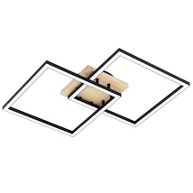 Plafoniera Eglo LOMALTAS-Z metal, lemn, plastic, negru, maro, alb, LED, 32W, 2700K - 6500K, 4400 Lm - 901744