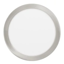 Spot incastrabil Eglo FUEVA-Z, LED integrat inclus, IP20-44, baza din aluminiu nichel satinat, abajur plastic alb | Eglo-98844