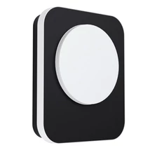 Aplica exterior Eglo MADRIZ, LED integrat inclus, IP44, baza din aluminiu negru, abajur plastic alb | Eglo-99583