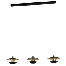Pendul Eglo NUVANO, dulie GU10-LED, contine becul, IP20, baza din otel negru-auriu | Eglo-99663