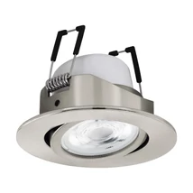 Spot incastrabil Eglo SALICETO-Z, LED integrat inclus, IP20, baza din aluminiu nichel satinat | Eglo-99672