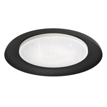 Plafoniera Eglo PENJAMO, LED integrat inclus, IP20, baza din otel negru, abajur plastic cu efect cristal alb | Eglo-99703