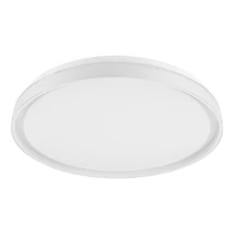 Plafoniera Eglo SELUCI, LED integrat inclus, IP20, baza din otel alb, abajur plastic alb-transparent | Eglo-99779