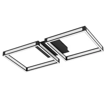 Plafoniera Eglo ALTAFLOR, LED integrat inclus, IP20, baza din otel negru, abajur plastic alb | Eglo-99788