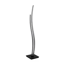 Lampadar Eglo LEJIAS, LED integrat inclus, IP20, baza din otel negru, abajur plastic transparent | Eglo-99805