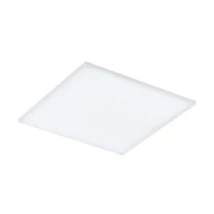 Plafoniera Eglo TURCONA-CCT, LED integrat inclus, IP20, baza din aluminiu-otel alb, abajur plastic alb | Eglo-99835