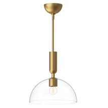 Pendul Elstead metal, sticla, auriu, transparent, E27 - ELS-ALM-JUDE-P-GD-CL