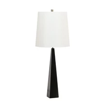 Lampadar Elstead ASCENT metal textil negru alb E27 - ASCENT-TL-BLK-W 