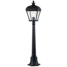 Lampadar exterior Elstead BAYVIEW metal, sticla, negru, transparent, E27, IP44 - BAYVIEW-4M-BK