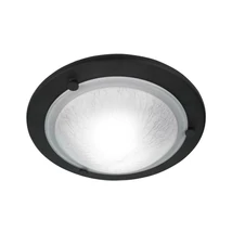 Plafoniera Elstead BERWICK metal sticla negru alb E27 - BERWICK-F-BLACK