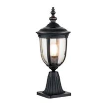 Lampadar exterior Elstead CLEVELAND metal, sticla, bronz, transparent, E27, IP44 - CL3-S