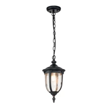 Pendul exterior Elstead CLEVELAND metal, sticla, bronz, transparent, E27, IP44 - CL8-S