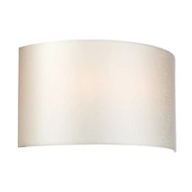 Aplica de perete Elstead COOPER metal, matase, alama, alb, E27 - DL-COOPER-L-IV-AB