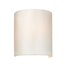 Aplica de perete Elstead COOPER metal, matase, alama, alb, E27 - DL-COOPER-S-IV-AB