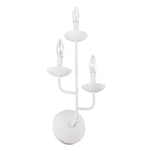 Aplica de perete Elstead ANNIE metal, alb, E14 - FE-ANNIE3-PSW