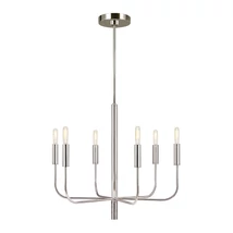 Candelabru Elstead BRIANNA metal, nichel, E14 - FE-BRIANNA6-PN