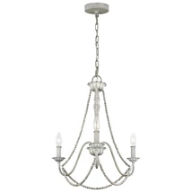 Candelabru Elstead MARYVILLE metal, lemn, gri, E14 - FE-MARYVILLE3