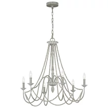 Candelabru Elstead MARYVILLE metal, lemn, gri, E14 - FE-MARYVILLE6