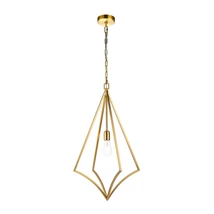 Pendul Elstead NICO metal, alama, E27 - FE-NICO-P-L-BB
