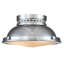 Plafoniera Elstead AMELIA metal, sticla, crom, E27 - HK-AMELIA-F-M-CM