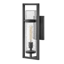 Aplica de perete exterioara Elstead metal, sticla, negru, transparent, E27, IP44 - ELS-HK-CORDILLERA-M-BK