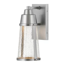 Aplica de perete exterioara Elstead MILES metal, sticla, nichel, transparent, GU10, IP44 - HK-MILES-SI