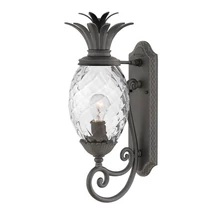  Aplica de perete exterioara Elstead metal, sticla, negru, E27, IP44 - ELS-HK-PLANTATION-M-MB