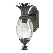  Aplica de perete exterioara Elstead metal, sticla, negru, E27, IP44 - ELS-HK-PLANTATION-S-MB
