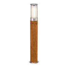 Lampadar exterior Elstead HORNSEA metal, lemn, plastic, maro, alb, E27, IP55 - HORNSEA-B-SS
