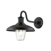 Aplica de perete exterioara Elstead ALLENBURY metal, sticla, negru, transparent, E27, IP44 - KL-ALLENBURY2-M-BKT