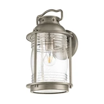 Aplica de perete exterioara Elstead ASHLAND BAY metal, sticla, bronz, transparent, E27, IP44 - KL-ASHLANDBAY2-L-BU