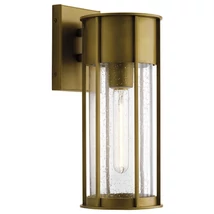 Aplica de perete exterioara Elstead metal, sticla, alama, E27, IP44 - ELS-KL-CAMILLO-M-PNBR