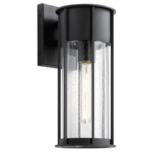 Aplica de perete exterioara Elstead metal, sticla, negru, E27, IP44 - ELS-KL-CAMILLO-M-TBK