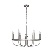 Candelabru Elstead CAPITOL HILL metal, nichel, E14 - KL-CAPITOL-HILL6-BN