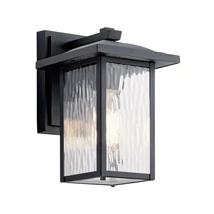 Aplica de perete exterioara Elstead metal, sticla, negru, E27, IP44 - ELS-KL-CAPPANNA-S-BKT