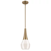 Pendul Elstead metal, sticla, bronz, opal, E27 - ELS-KL-DEELA-P-CPZ